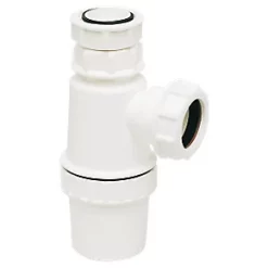 FloPlast Telescopic Bottle Trap White 40mm