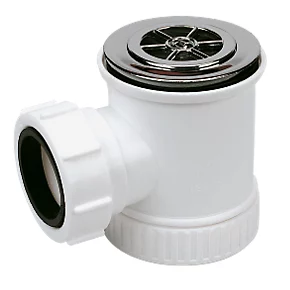 FloPlast Shower Trap Chrome 40mm 3 FloPlast Shower Trap Chrome 40mm