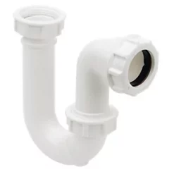 FloPlast Tubular Swivel P Trap White 32mm