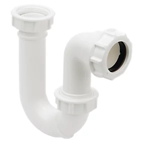 FloPlast Tubular Swivel P Trap White 32mm 3 FloPlast Tubular Swivel P Trap White 32mm