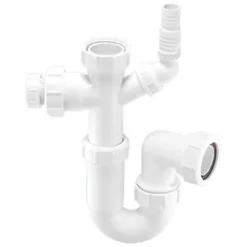 McAlpine Adjustable 'P' Trap White 40mm