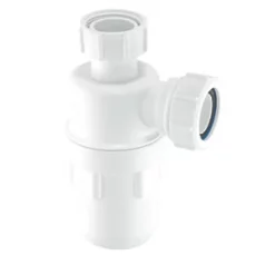McAlpine Bottle Trap White 40mm