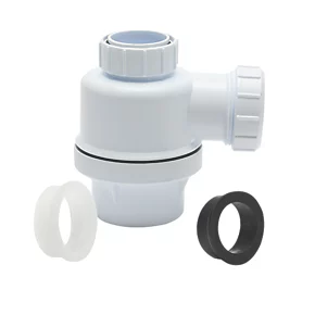 Euroflo Universal Fixed Height Bottle Trap White 40mm 3 Euroflo Universal Fixed Height Bottle Trap White 40mm