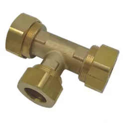 Teslaflex TFXT201520 Compression Fitting Reducing Tee 22mm x 22mm x 15mm