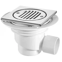 McAlpine TSG1SS Trapped Gully Polished Stainless Steel 75mm Water Seal