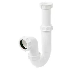FloPlast Telescopic P Trap White 40mm