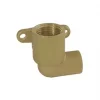Angled Wall Plate Adaptor 15mm x ½" 1 Angled Wall Plate Adaptor 15mm x ½" -Wastes & Traps Sales 3015V P