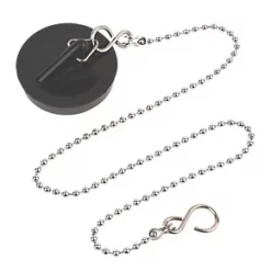 Bath Plug & Chrome Chain 16"