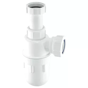 McAlpine Adjustable Inlet Bottle Trap White 32mm 3 McAlpine Adjustable Inlet Bottle Trap White 32mm
