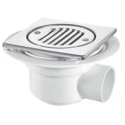 McAlpine TSG50T6SS Trapped Gully with Stainless Steel Tile