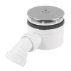 McAlpine Shower Trap Chrome Effect 90mm 1 McAlpine Shower Trap Chrome Effect 90mm -Wastes & Traps Sales 45503 P