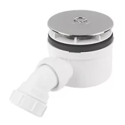 McAlpine Shower Trap Chrome Effect 90mm
