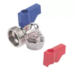 Pegler Compression Washing Machine Valve Elbow 15mm x ¾"