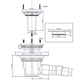McAlpine TSG1-WH Trapped Gully White 75mm Water Seal 4 McAlpine TSG1-WH Trapped Gully White 75mm Water Seal - Image 2