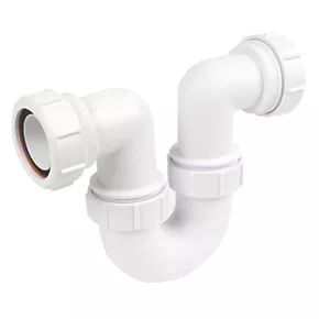 McAlpine Running P Trap White 40mm 3 McAlpine Running P Trap White 40mm