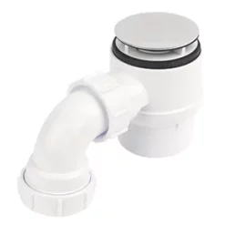 McAlpine Shower Trap Chrome Effect 70mm