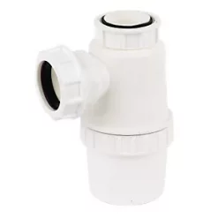 FloPlast Standard Bottle Trap White 40mm