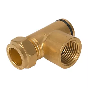 Brass Gas Hob Restrictor Elbow 15mm x 56mm 3 Brass Gas Hob Restrictor Elbow 15mm x 56mm