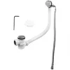 McAlpine Bath Filler and Overflow White w/ Chrome Finish 70mm -Wastes & Traps Sales 567JG P
