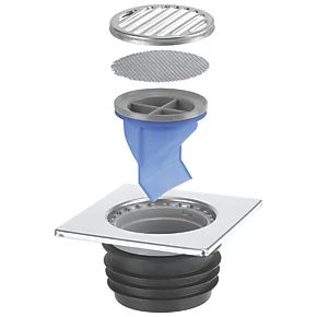 McAlpine FGT150-SV-110 Square Gully Tile with Non-Return Valve 150mm 3 McAlpine FGT150-SV-110 Square Gully Tile with Non-Return Valve 150mm