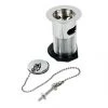 Flomasta Basin Waste with Chrome Plug & Chain 2 Flomasta Basin Waste with Chrome Plug & Chain -Wastes & Traps Sales 57911 P