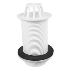 Thomas Dudley Ltd Urinal Waste Plastic Body 1 1/2" White