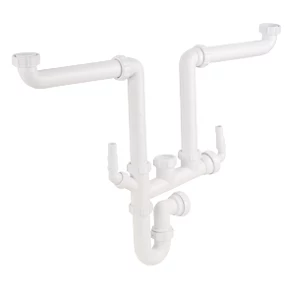 McAlpine Space-Saving Sink & Appliance P Trap White 40mm 3 McAlpine Space-Saving Sink & Appliance P Trap White 40mm