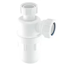 McAlpine Bottle Trap White 32mm