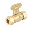 Gas Isolating Valve 10 x 10mm 2 Gas Isolating Valve 10 x 10mm -Wastes & Traps Sales 88296 P