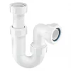 McAlpine Adjustable Inlet Tubular 'P' Trap White 32mm 2 McAlpine Adjustable Inlet Tubular 'P' Trap White 32mm -Wastes & Traps Sales 89677 P