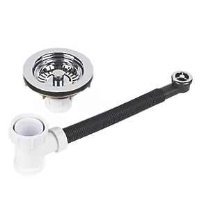 McAlpine 1 Bowl Waste Kit Chrome Plated Brass 1 1/2" 3 McAlpine 1 Bowl Waste Kit Chrome Plated Brass 1 1/2"