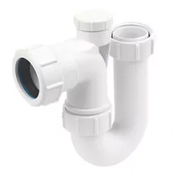 McAlpine Swivel P Trap White 32mm